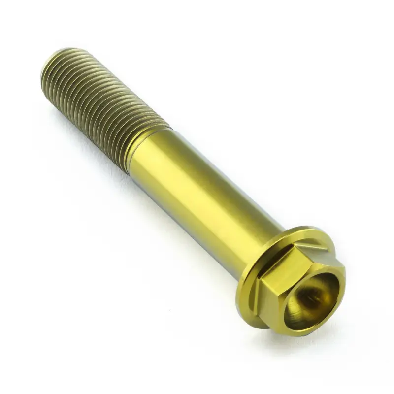 Nejprodávanější Pro-Bolt titanový šroub s šestihrannou hlavou se závitem M12 x 1,25 mm a délkou 70 mm, barva zlatá