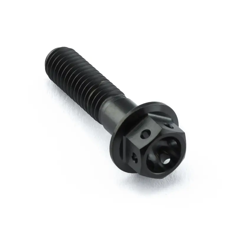 Pro-Bolt titanový šroub s šestihrannou hlavou se závitem M6 x 1,00 mm a délkou 25 mm, barva modrá Rychlé Dodání