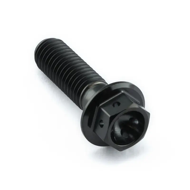 Pro-Bolt titanový šroub s šestihrannou hlavou se závitem M8 x 1,25 mm a délkou 28 mm, barva černá Dokud Zásoby Vydrží