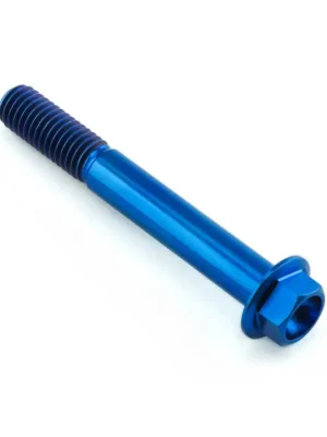Cenově Výhodný Pro-Bolt titanový šroub s šestihrannou hlavou se závitem M8 x 1,25 mm a délkou 60 mm, barva modrá