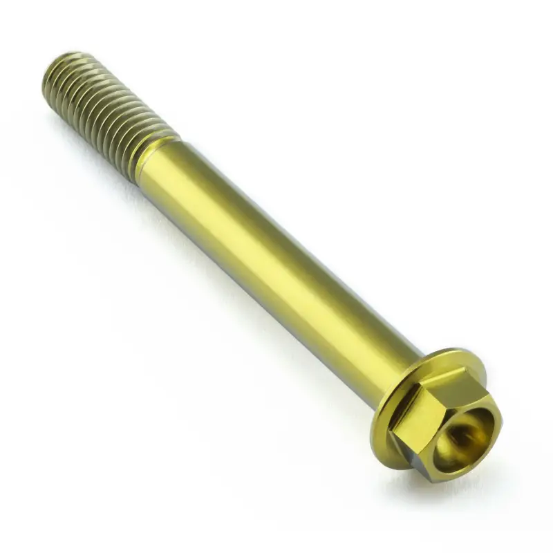Kup Teď Pro-Bolt titanový šroub s šestihrannou hlavou se závitem M8 x 1,25 mm a délkou 70 mm, barva zlatá