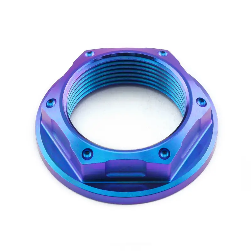 Must-Have Pro-Bolt titanová matka se závitem M30 x 1,50 mm, barva opálená fialová