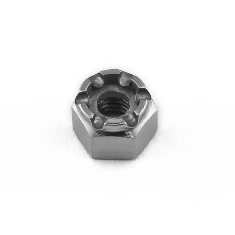 Pro-Bolt titanová matka se závitem M3 x 0,50 mm, barva přírodní Rychlé Dodání