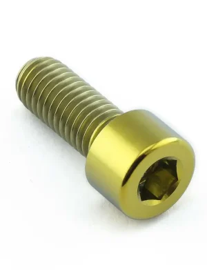 Akční Cena Pro-Bolt titanový inbusový šroub s válcovou hlavou se závitem M8 x 1,25 mm a délkou 20 mm, barva zlatá