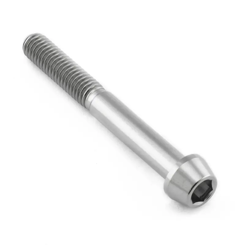 Pro-Bolt titanový inbusový šroub s kónusovou hlavou se závitem M6 x 1,00 mm a délkou 50 mm, barva přírodní Omezená Nabídka