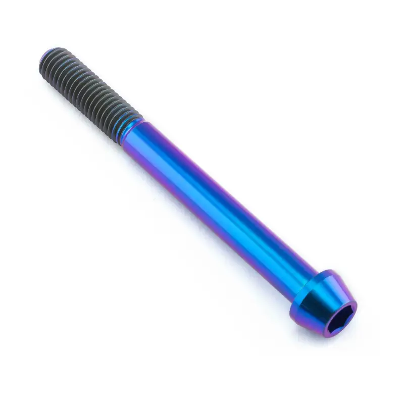 Pro-Bolt titanový inbusový šroub s kónusovou hlavou se závitem M8 x 1,25 mm a délkou 80 mm, barva opálená fialová Nakupujte Hned