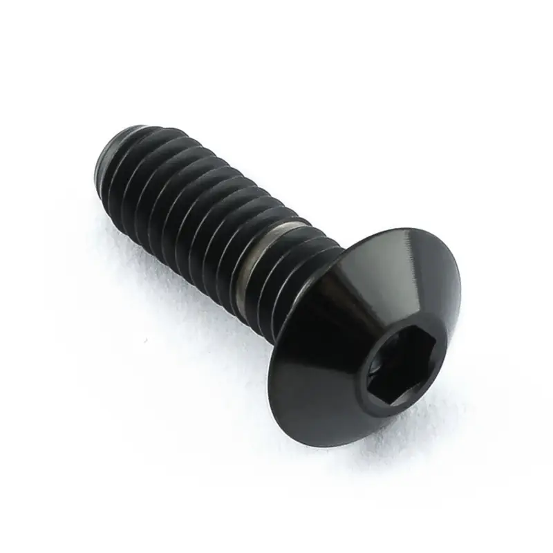 Pro-Bolt titanový inbusový šroub s vypouklou hlavou se závitem M4 x 0,70 mm a délkou 12 mm, barva černá Cenová Bomba