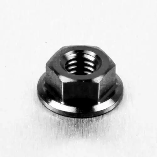 Oblíbený Pro-Bolt titanová matka se závitem M6 x 1,00 mm, barva černá