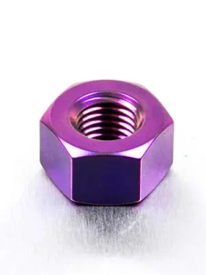 Kup Teď Pro-Bolt titanová matka se závitem M10 x 1,50 mm, barva opálená fialová