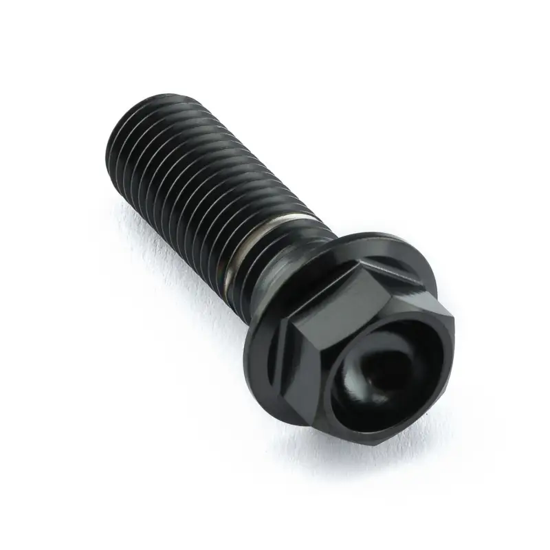 Pro-Bolt titanový šroub s šestihrannou hlavou se závitem M10 x 1,25 mm a délkou 30 mm, barva černá Víkendová Akce