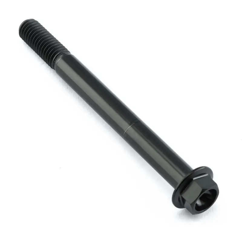 Pro-Bolt titanový šroub s šestihrannou hlavou se závitem M8 x 1,25 mm a délkou 85 mm, barva černá Cenově Výhodný