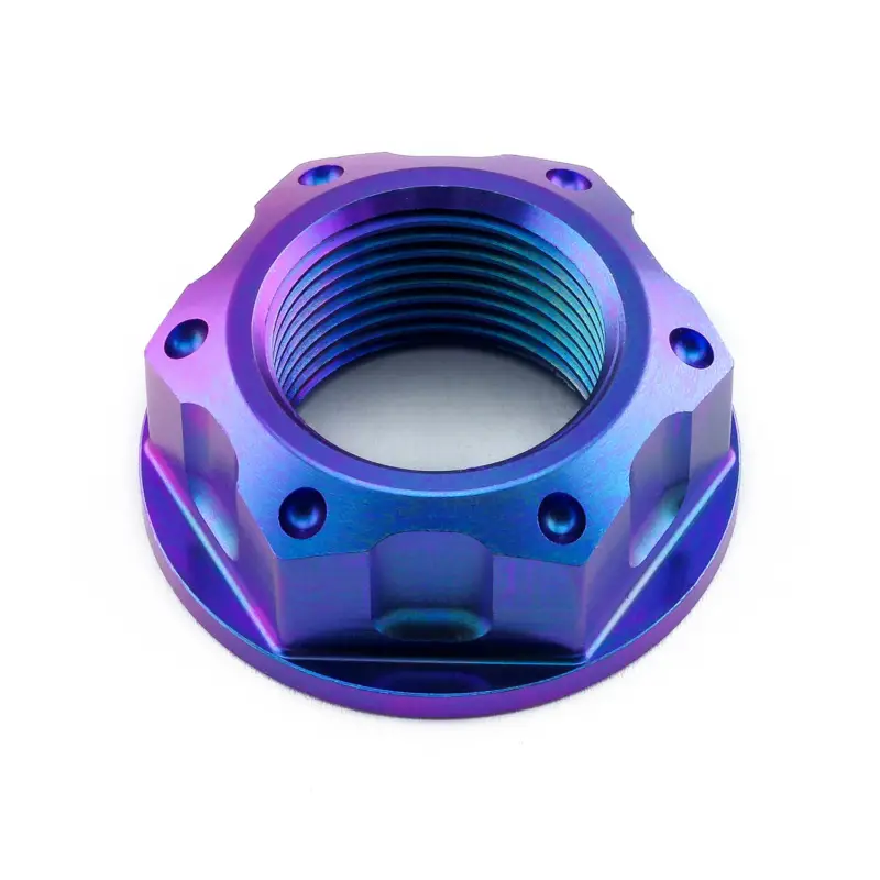 Pro-Bolt titanová matka se závitem M22 x 1,50 mm, barva opálená fialová Bezpečná Platba