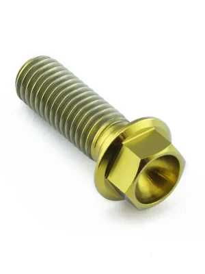 Horká Nabídka Pro-Bolt titanový šroub s šestihrannou hlavou se závitem M10 x 1,50 mm a délkou 30 mm, barva zlatá
