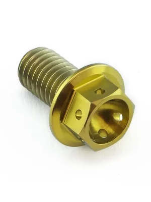 Víkendová Akce Pro-Bolt titanový šroub s šestihrannou hlavou se závitem M8 x 1,25 mm a délkou 15 mm, barva přírodní