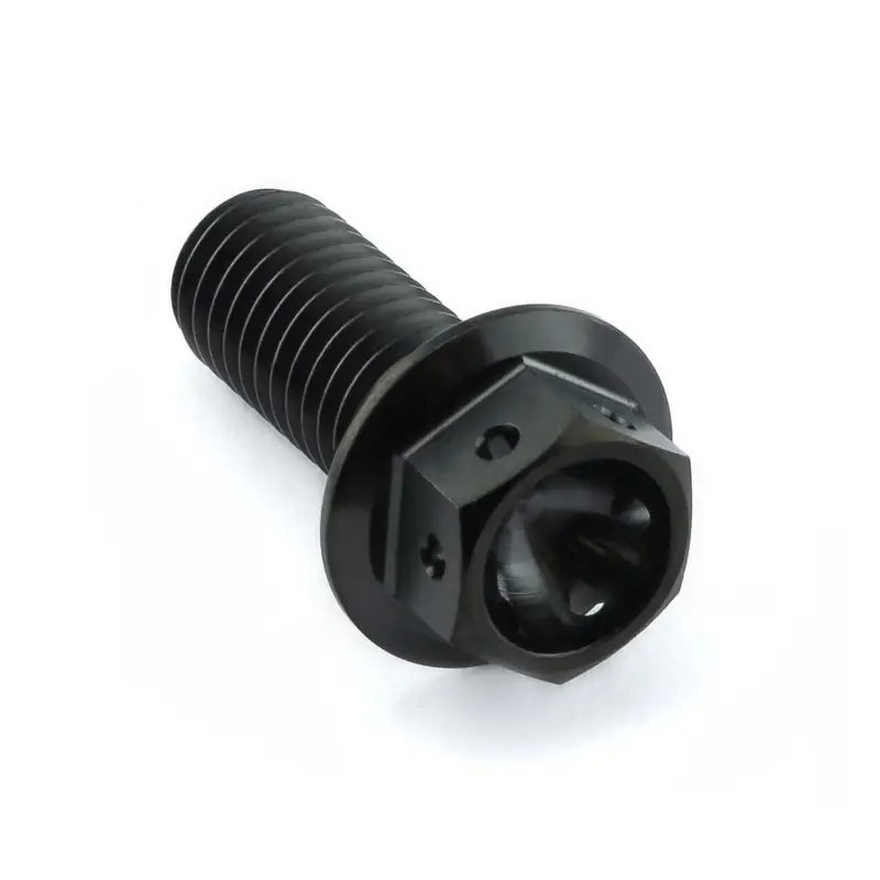 Hit Sezóny Pro-Bolt titanový šroub s šestihrannou hlavou se závitem M8 x 1,25 mm a délkou 20 mm, barva černá