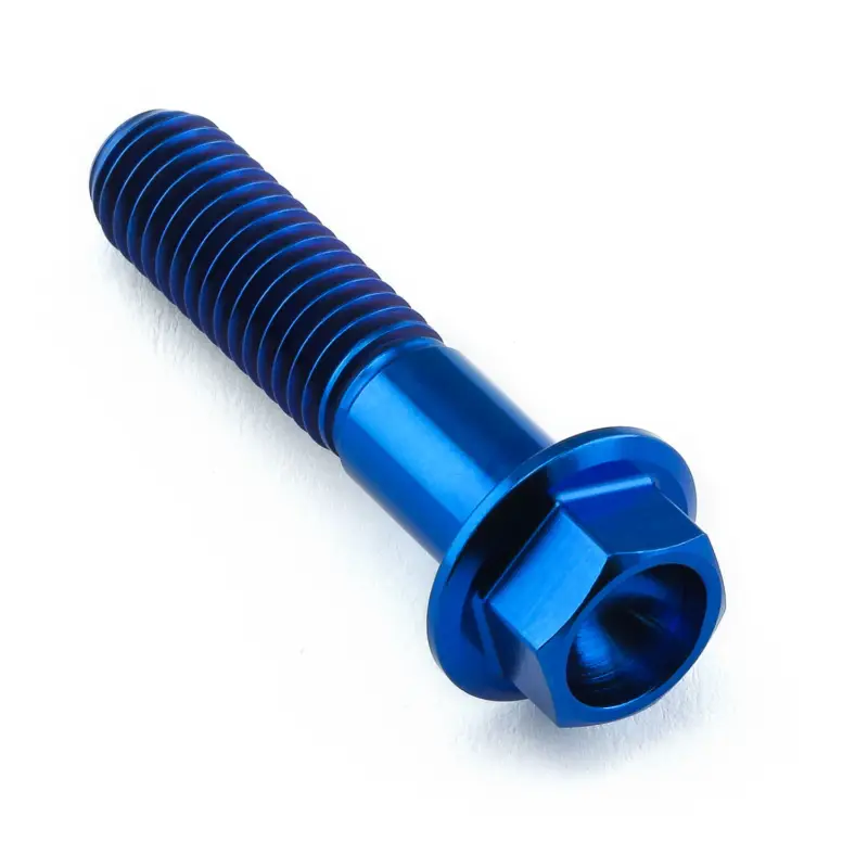 Dokud Zásoby Vydrží Pro-Bolt titanový šroub s šestihrannou hlavou se závitem M8 x 1,25 mm a délkou 35 mm, barva modrá