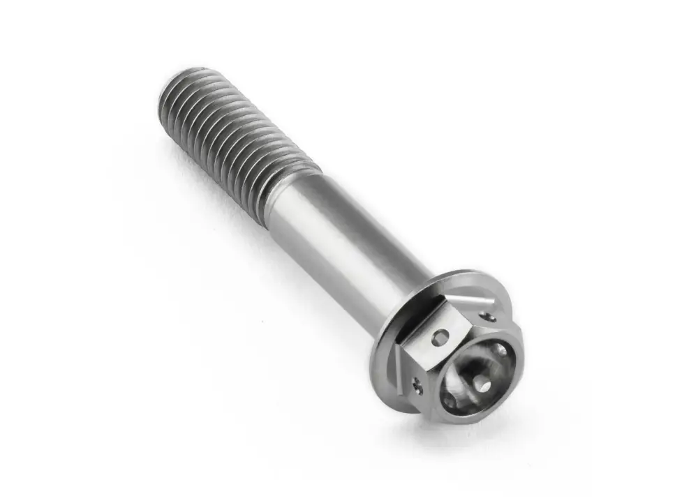 Nová Kolekce Pro-Bolt titanový šroub s šestihrannou hlavou se závitem M8 x 1,25 mm a délkou 45 mm, barva přírodní