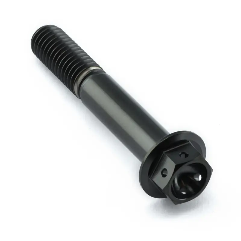 Oblíbený Pro-Bolt titanový šroub s šestihrannou hlavou se závitem M8 x 1,25 mm a délkou 50 mm, barva černá
