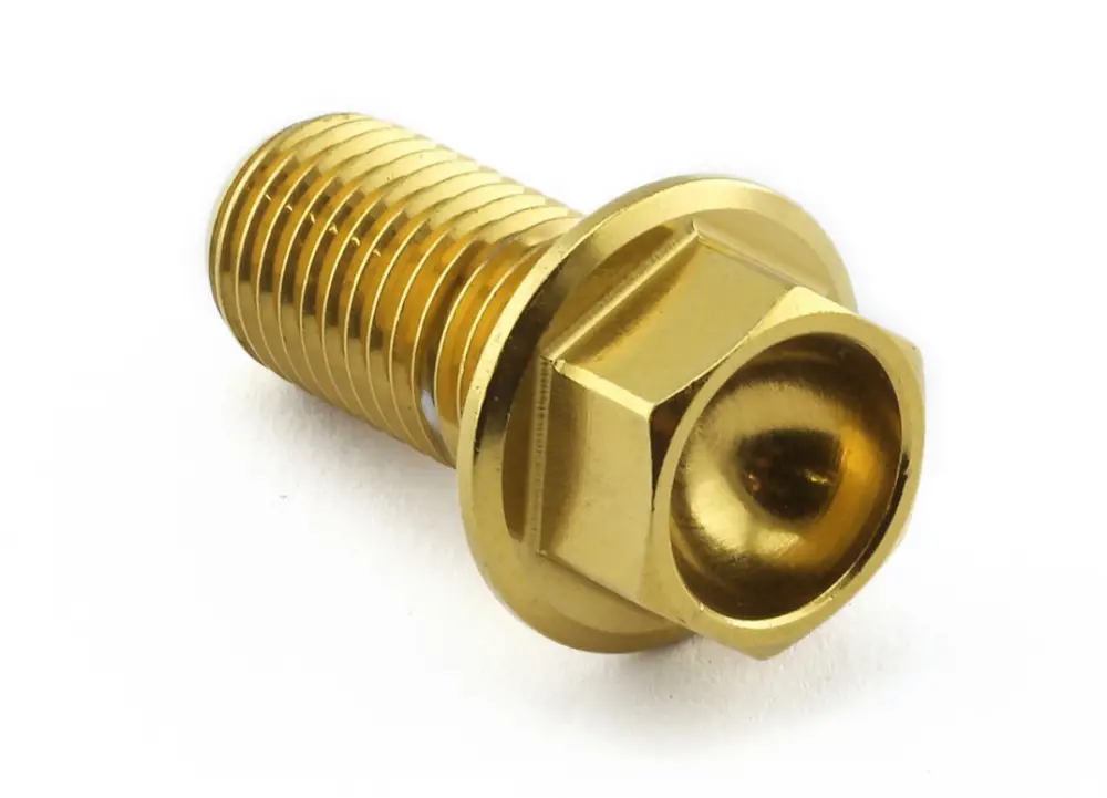 Kup Teď Pro-Bolt nerezový šroub s šestihrannou hlavou se závitem M10 x 1,25 mm a délkou 20 mm, barva zlatá