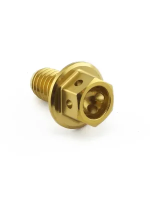 Koupit Online Pro-Bolt nerezový šroub s šestihrannou hlavou se závitem M6 x 1,00 mm a délkou 10 mm, barva zlatá