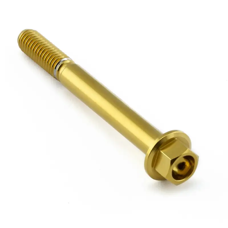 Pro-Bolt nerezový šroub s šestihrannou hlavou se závitem M6 x 1,00 mm a délkou 55 mm, barva zlatá Ověřený