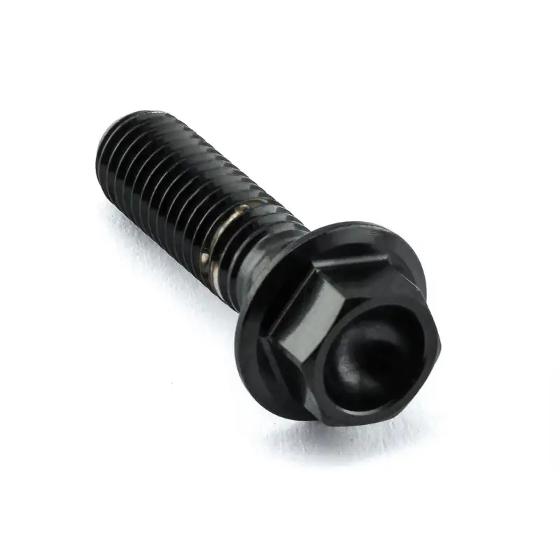 Pro-Bolt nerezový šroub s šestihrannou hlavou se závitem M8 x 1,25 mm a délkou 28 mm, barva černá Rychlé Dodání