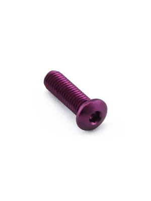 Expresní Doručení Pro-Bolt hliníkový inbusový šroub s vypouklou hlavou o průměru 9 mm se závitem M5 x 0,80 mm a délkou závitu 16 mm, barva fialová