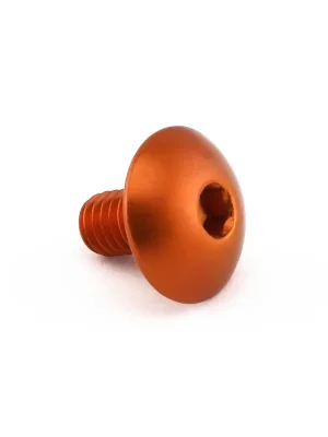 Ihned K Objednání Pro-Bolt hliníkový inbusový šroub s vypouklou hlavou o průměru 16 mm se závitem M6 x 1,00 mm a délkou závitu 10 mm, barva oranžová