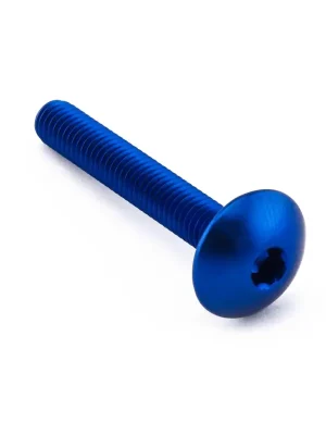 Nejlepší Cena Pro-Bolt hliníkový inbusový šroub s vypouklou hlavou o průměru 16 mm se závitem M6 x 1,00 mm a délkou závitu 40 mm, barva modrá