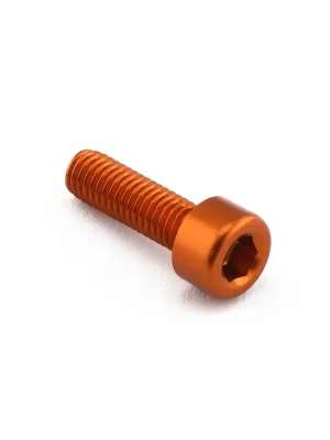 Nejlepší Volba Pro-Bolt hliníkový inbusový šroub s válcovou hlavou se závitem M5 x 0,80 mm a délkou závitu 16 mm, barva oranžová
