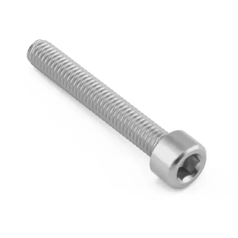 Pro-Bolt hliníkový inbusový šroub s válcovou hlavou se závitem M6 x 1,00 mm a délkou závitu 45 mm, barva stříbrná Originální