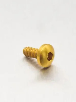 Dokud Zásoby Vydrží Pro-Bolt hliníkový samořezný šroub se závitem M5 a délkou závitu 12 mm, barva zlatá