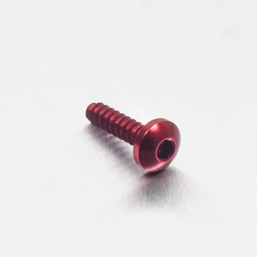 Pro-Bolt hliníkový samořezný šroub se závitem M5 a délkou závitu 20 mm, barva červená Expresní Doručení