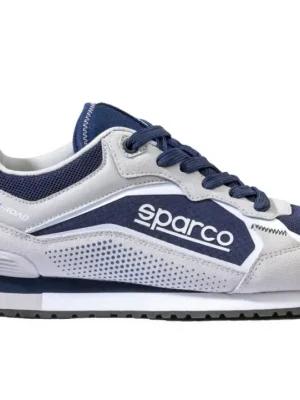 Zlevněný Volnočasové boty Sparco S-ROAD, barva bílo-modrá, velikost 44