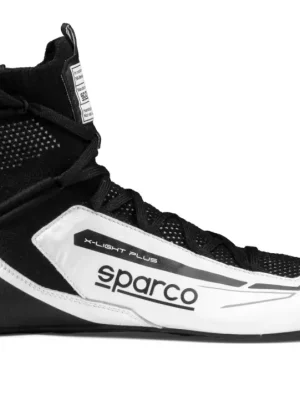 Závodní boty Sparco X-LIGHT PLUS, s homologací FIA, barva bílo-černá, velikost 42 Ověřený