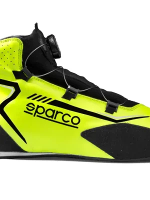 Závodní boty Sparco RAPID s otočným mechanismem zapínání, s homologací FIA, barva žluto-černá, velikost 37 Autentický