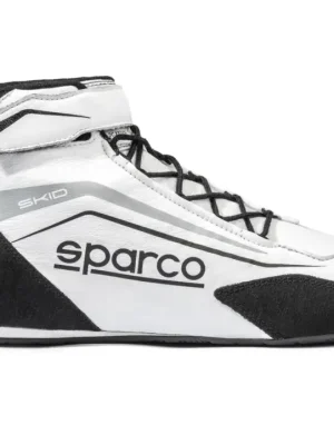 Závodní boty Sparco SKID, s homologací FIA, barva bílá, velikost 37 Časově Omezené