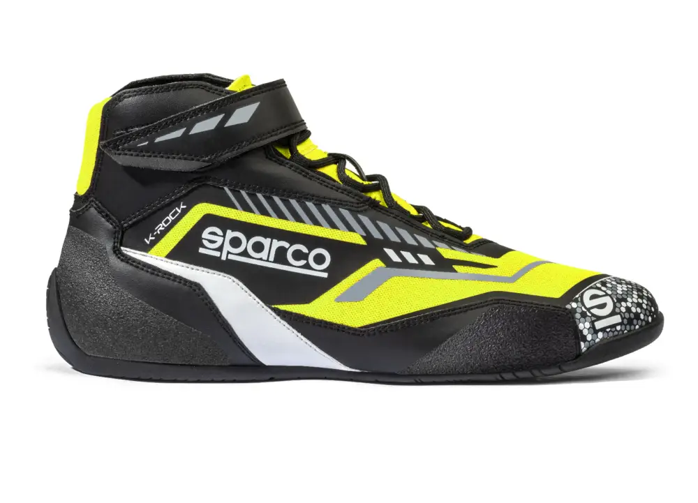 Originální Kartingové boty Sparco K-ROCK, barva černo-žlutá, velikost 39