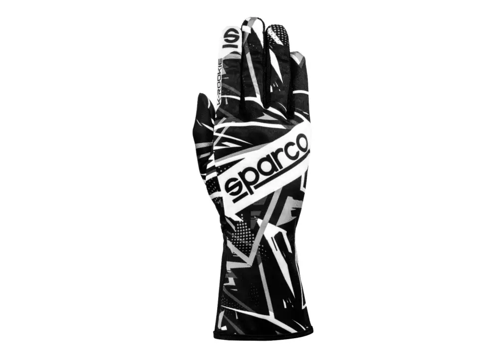 Kartingové rukavice Sparco K-ROOKIE, barva černo-bílá, velikost 7 Objednat Nyní