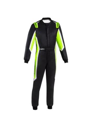 Závodní kombinéza Sparco SPRINT MY2025, s homologací FIA + SFI, barva černo-zelená, velikost 58 (XL) Levný