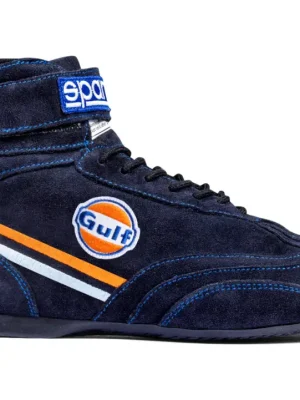 Závodní boty Sparco Top Gulf, s homologací FIA, barva modro-oranžová, velikost 47 Originální