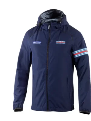 Zlevněný Sparco lehká bunda Windbreaker Martini Racing, barva modrá, velikost XXXL