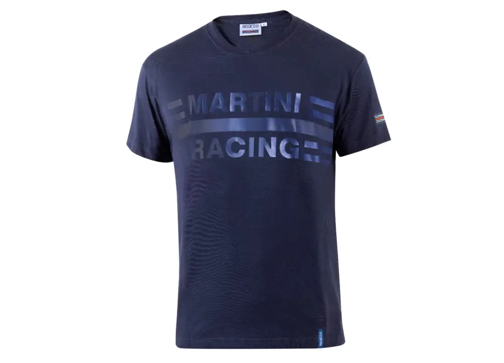 Sparco triko s velkým logem Martini Racing, barva modrá, velikost XXXL Cenový Hit