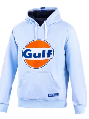Cenový Hit Sparco mikina přes hlavu s kapucí Gulf, barva světle modrá, velikost S