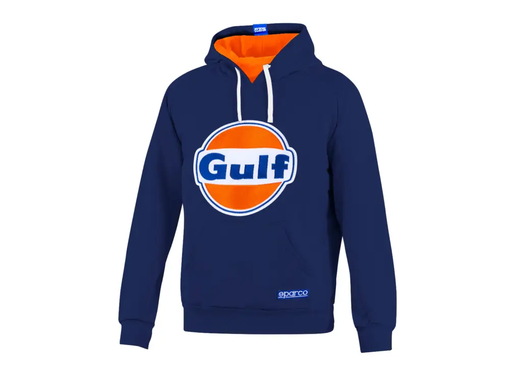 Nízká Cena Sparco mikina přes hlavu s kapucí Gulf, barva modrá, velikost XXXL
