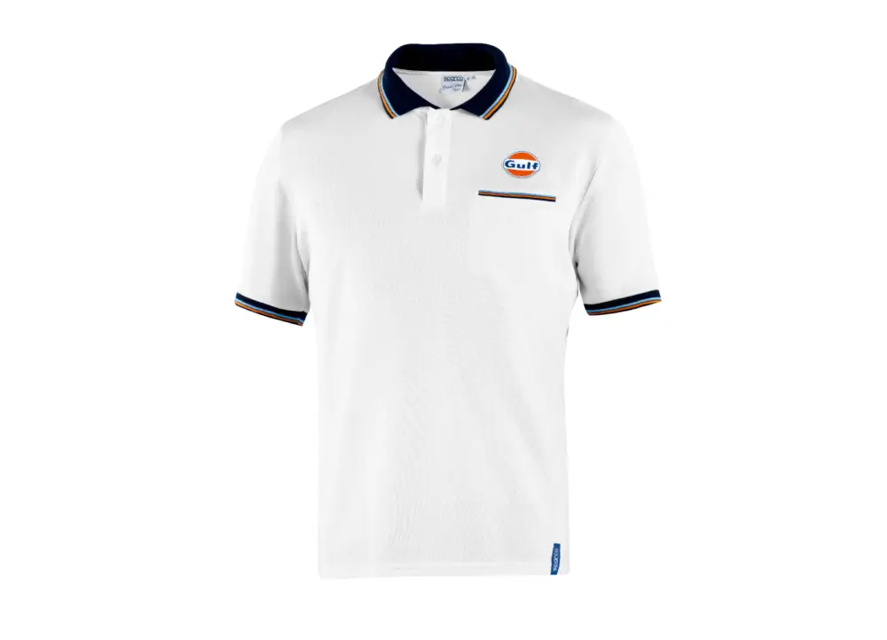 Sparco polo triko Gulf s náprsní kapsičkou, barva bílá, velikost XXL Speciální Cena