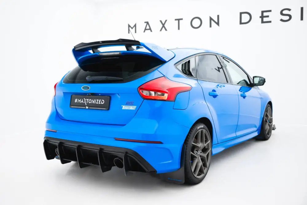 Maxton Design "Street Pro" difuzor zadního nárazníku v.2 pro Ford Focus RS Mk3, plast ABS bez povrchové úpravy, s červenou linkou Top Prodej