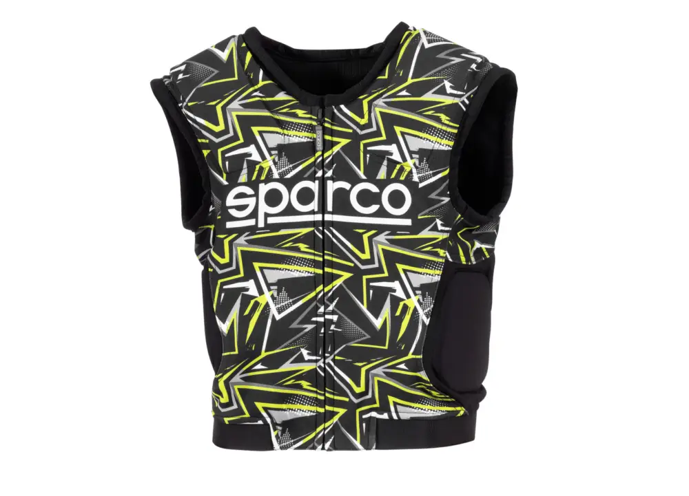 Sparco kartingová ochranná vesta SJ PRO K-3, barva černo-žlutá, velikost XL Nová Kolekce