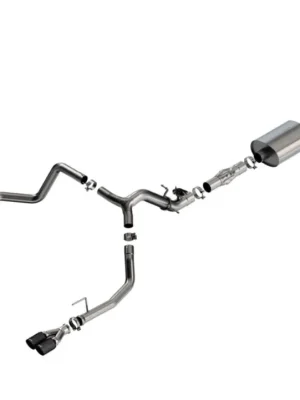 Značkový Borla Cat-Back výfukový systém "ATAK" pro GMC Sierra 1500 6.2L V8, automat, 2WD/4WD, EC s STB (6'7'') 147,4'' WB/ CC s SB (5'10'') 147,4'' WB, r.v. 2024, typ koncovek karbonové