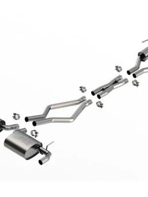 Borla Cat-Back výfukový systém "S-Type" pro Jeep Grand Cherokee Overland 3.6L V6 AT, 2WD/4WD, r.v. 2022-2024 Nejprodávanější